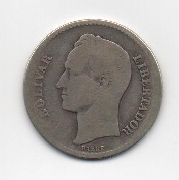 VENEZUELA DEL AÑO 1929 DE 1 BOLIVAR